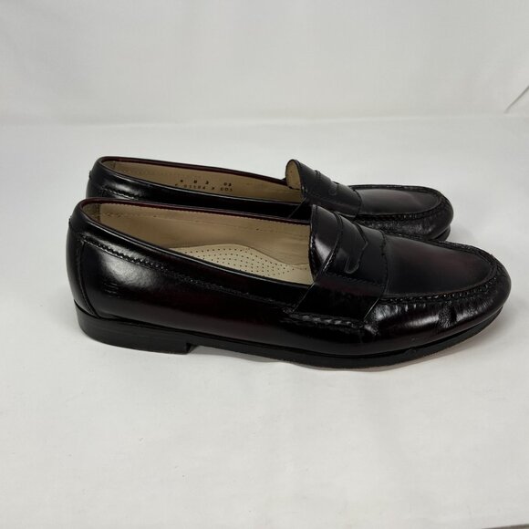 Cole Haan Penny Loafer Mens 9D Burgundy 03504 Office Preppy main image 6